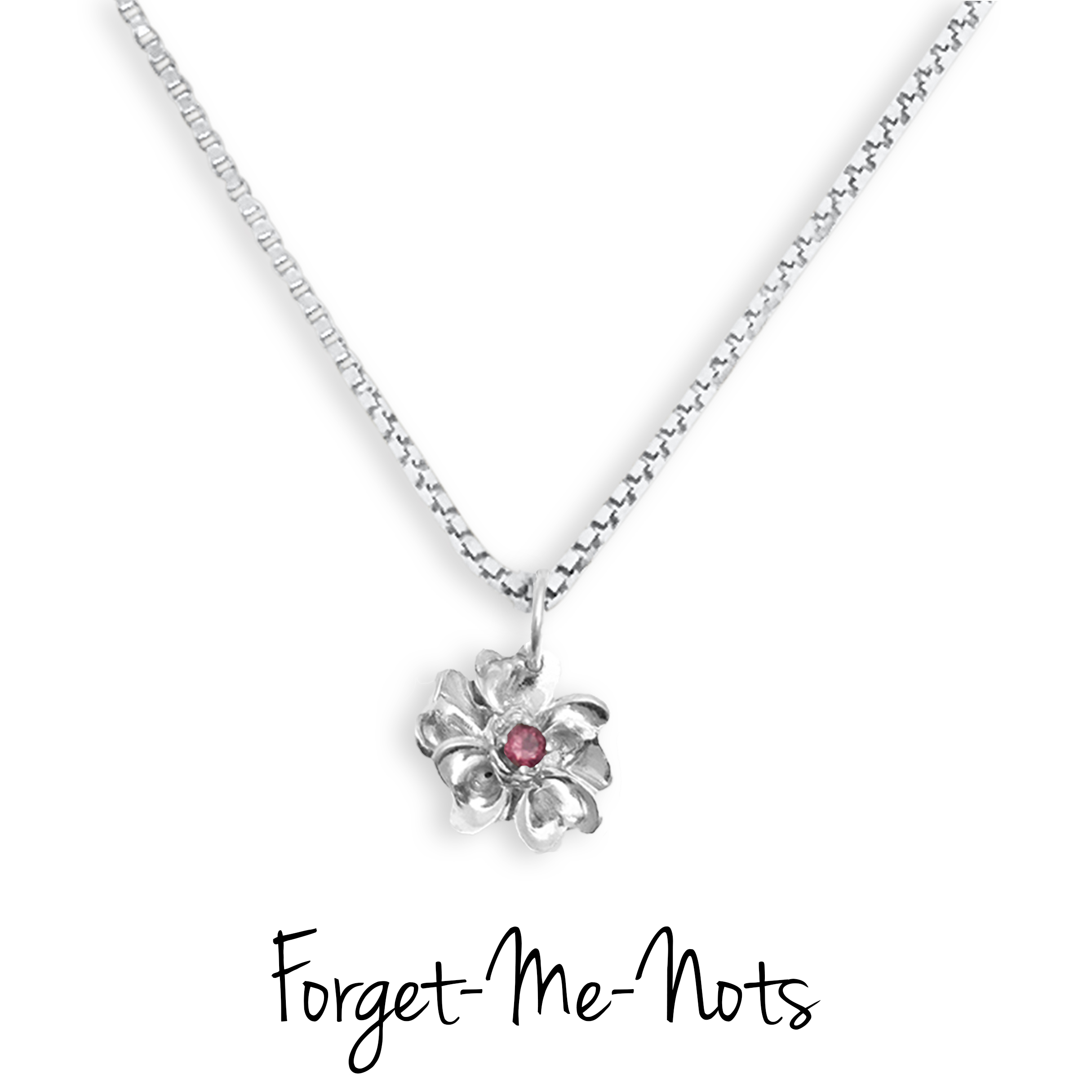 Forget me online not necklace pandora