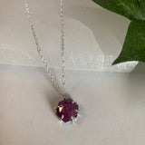 Rose Cut Ruby Pendant