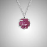 Rose Cut Ruby Pendant
