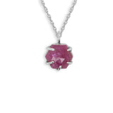 Rose Cut Ruby Pendant