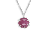 Rose Cut Ruby Pendant
