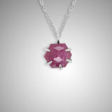 Rose Cut Ruby Pendant