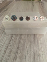 Tiny Bone Stud Earrings