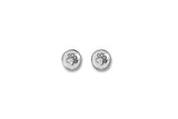Tiny Paw Print Stud Earrings