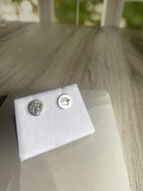Tiny Paw Print Stud Earrings