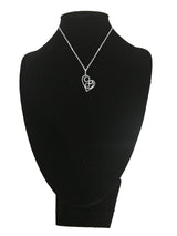 Limited Edition Petite Swirly Black Diamond Heart