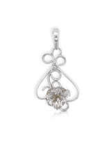 Heart Shaped  Quartz and White Zircon Enhancer