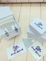 Fluorite Drop Earrings