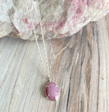 Rose Cut Pink Sapphire Pendant