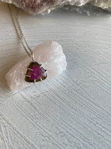 Pink Watermelon Tourmaline Pendant