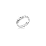 Twisted Band Spinner Ring