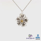 Forget-Me-Not With Citrine