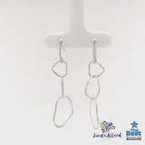 Simply Silver Heart Drop Earrings