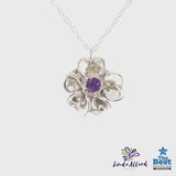 Forget-Me-Not With Amethyst