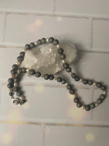 Agate Druzy And Pearl Necklace