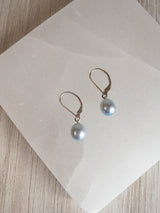 Blue Pearl Drop Earrings