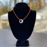 Chocolate Pearl Sapphire Necklace