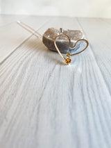 Citrine Free Form Heart