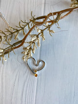 Citrine Free Form Heart