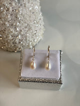 Cream Pearl Drop Earrings