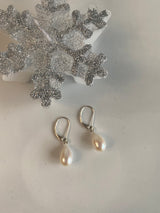 Cream Pearl Drop Earrings