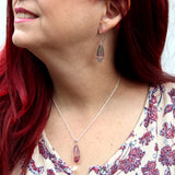 Fluorite Drop Earrings