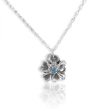 Forget-Me-Not With Blue Topaz
