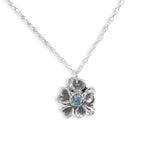 Forget-Me-Not With Blue Topaz