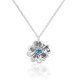 Forget-Me-Not With Blue Topaz
