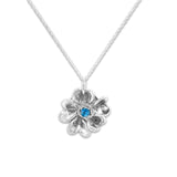 Forget-Me-Not With Blue Topaz