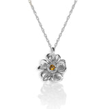 Forget-Me-Not With Citrine