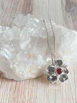 Forget-Me-Not With Garnet