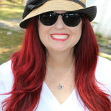 Forget-Me-Not With Garnet