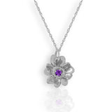 Forget-Me-Not With Amethyst