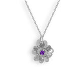 Forget-Me-Not With Amethyst