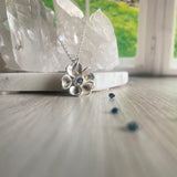 Forget-Me-Not With Blue Sapphire