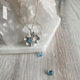 Forget-Me-Not With Blue Topaz
