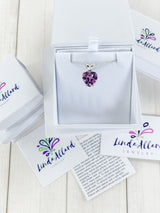 Heart Shaped Amethyst Pendant