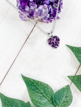 Heart Shaped Amethyst Pendant