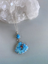 Lavender Turquoise Pendant