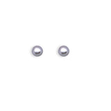 Light Gray Pearl Stud Earrings