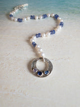 Pearl and Tanzanite Bracelet