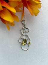 Pear Shaped Lemon Quartz Enhancer