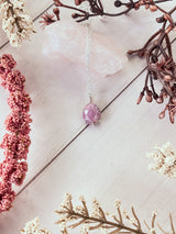 Rose Cut Pink Sapphire Pendant