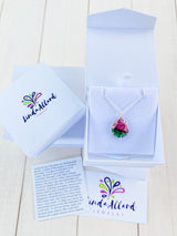 Rose Cut Ruby Zoisite Pendant