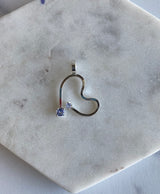 Tanzanite Free Form Heart