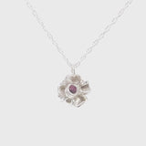Forget-Me-Not With Pink Sapphire