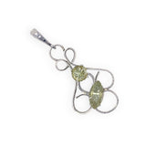 Green Amethyst Heart Chakra Pendant