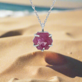 Rose Cut Ruby Pendant