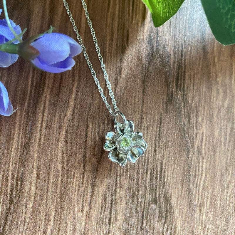 Forget-Me-Not With Peridot
